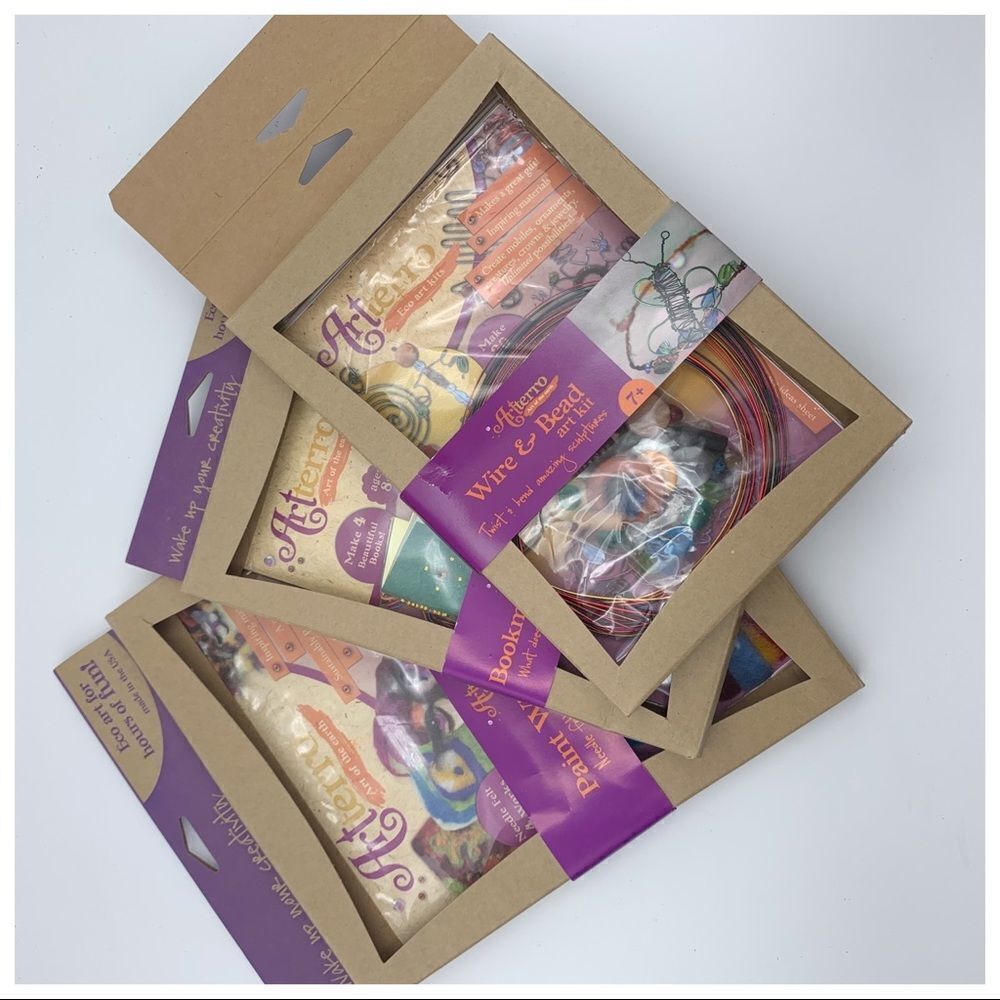 Set‎ of 3 Artterro Eco Art Kits NWT